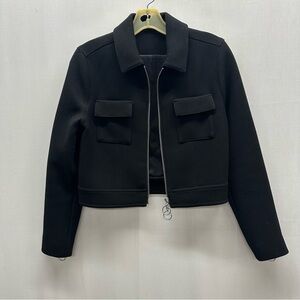 & Other Stories Black Cropped Jacket